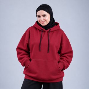 هودي نسائي قطن 100% (ساده)